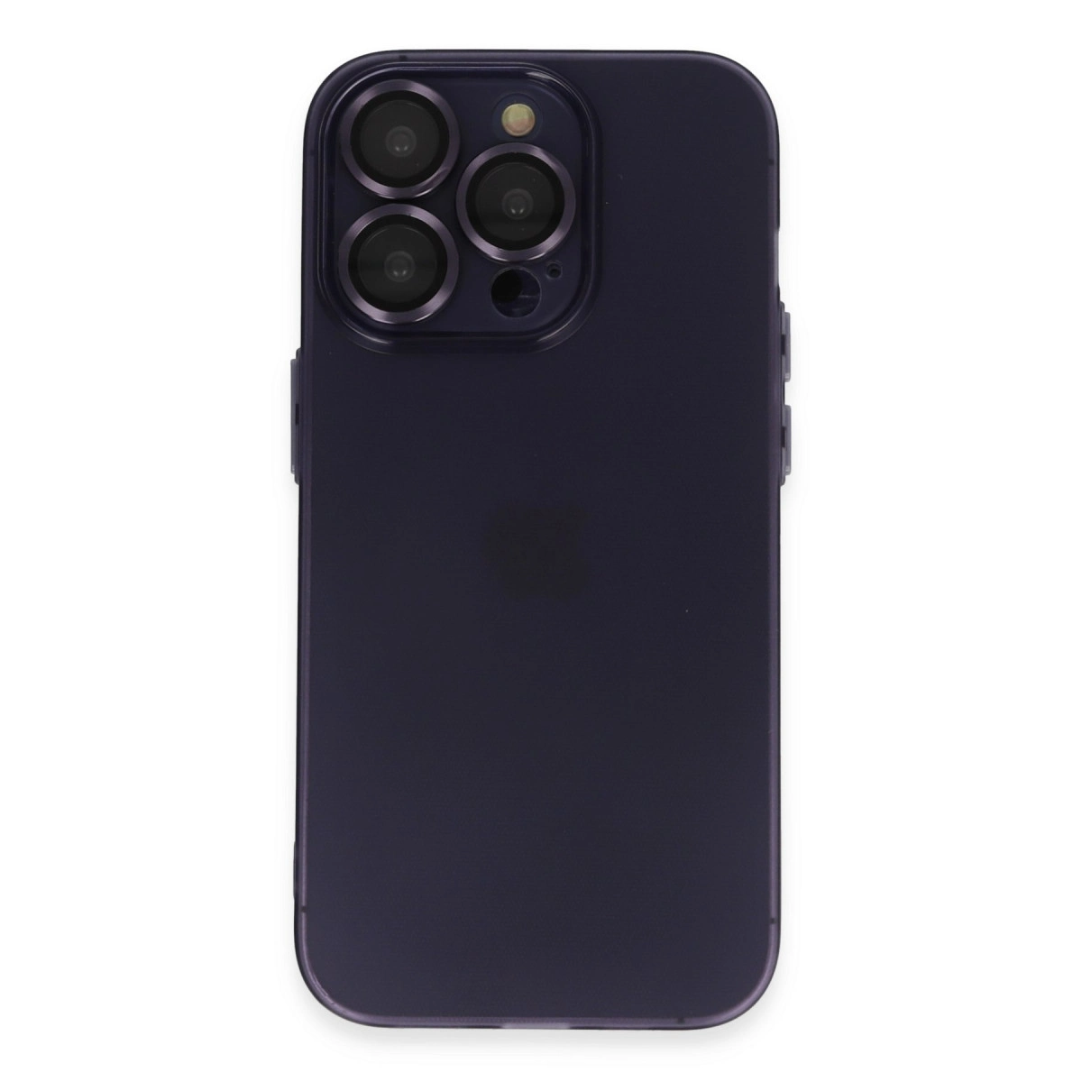 İphone 14 Pro Max Kılıf Luko Lens Silikon - Siyah