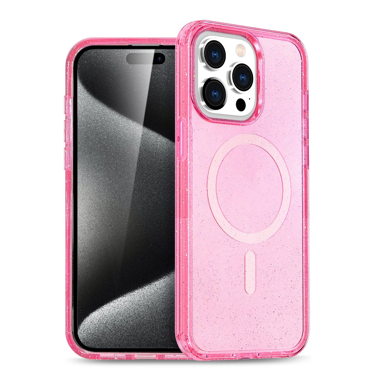 İphone 14 Pro Max Kılıf  Magsafe Kapak - Pembe