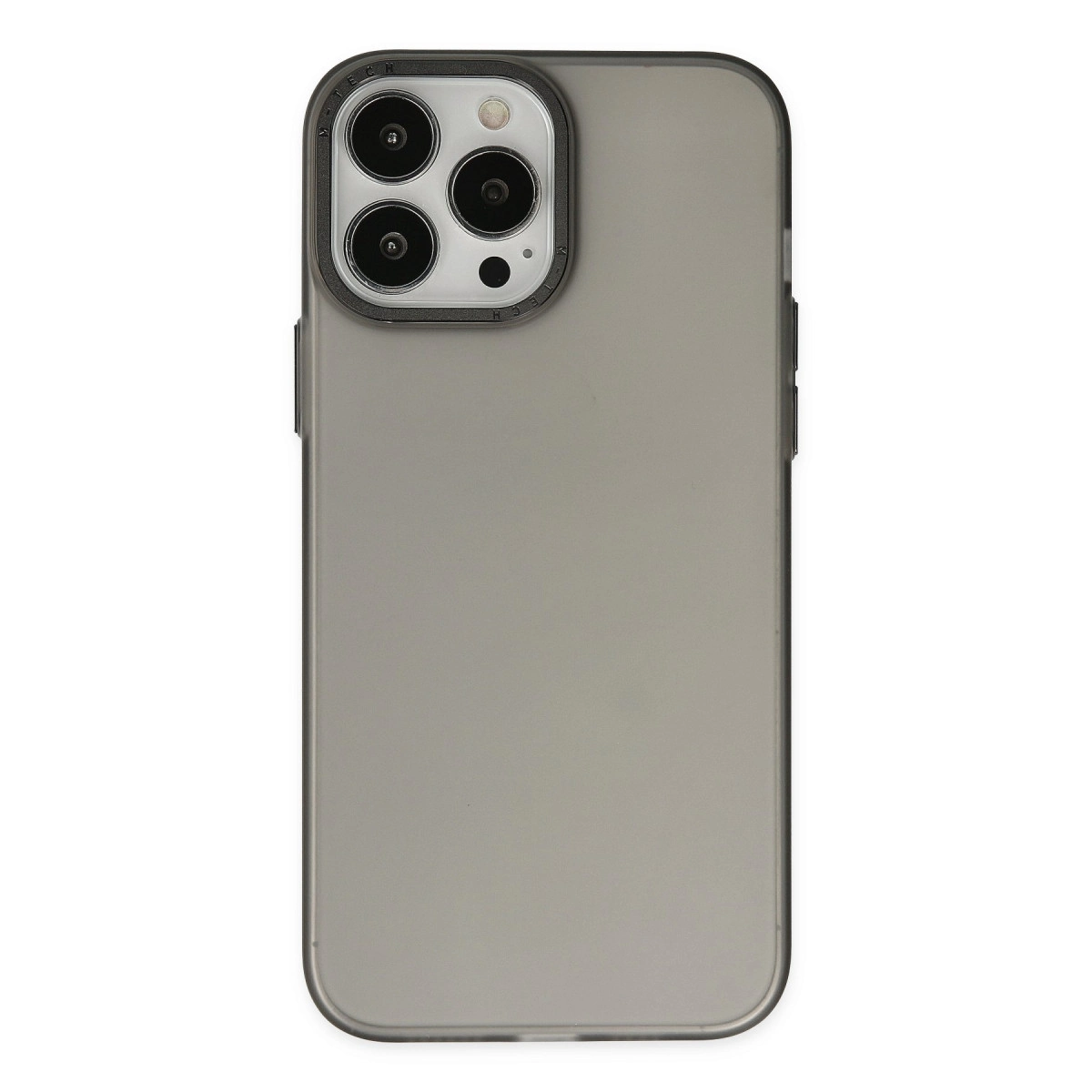 İphone 14 Pro Max Kılıf Modos Metal Kapak - Siyah
