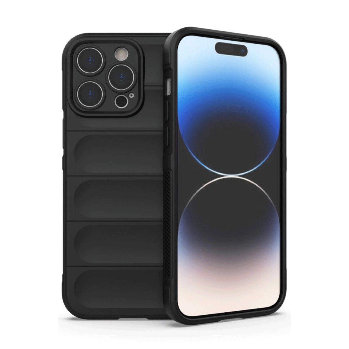 İphone 14 Pro Max Kılıf Optimum Silikon - Siyah