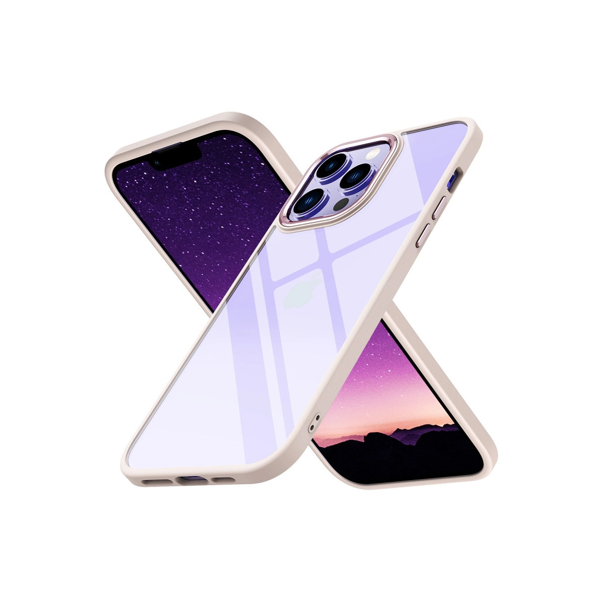 İphone 14 Pro Max Kılıf Power Silikon - Rose