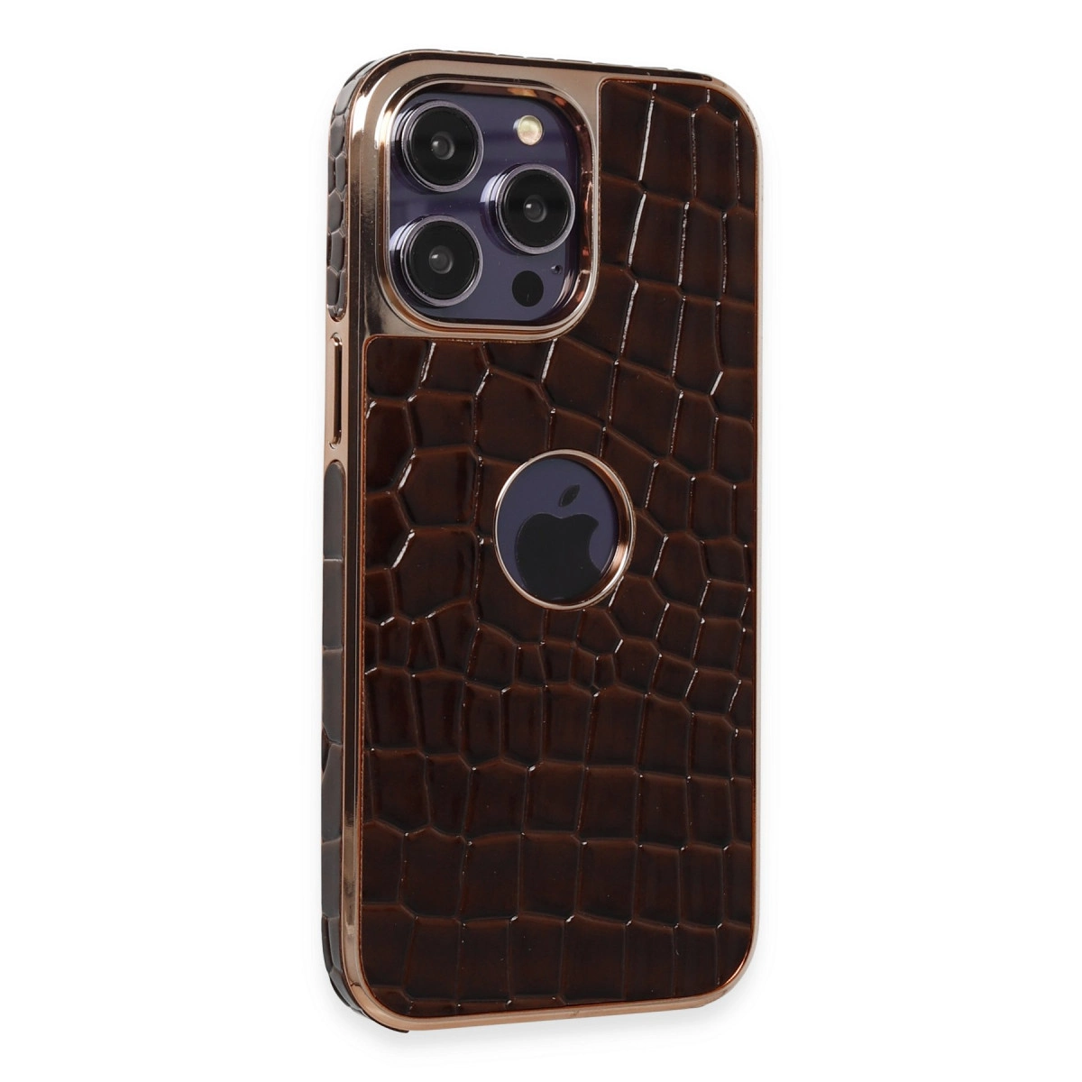 İphone 14 Pro Max Kılıf Snake Kapak - Bordo
