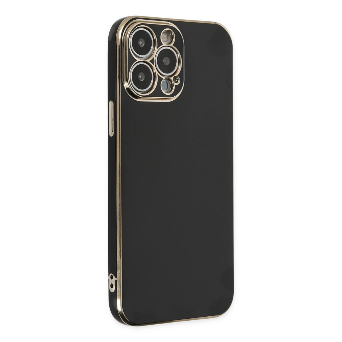 İphone 14 Pro Max Kılıf Volet Silikon - Siyah