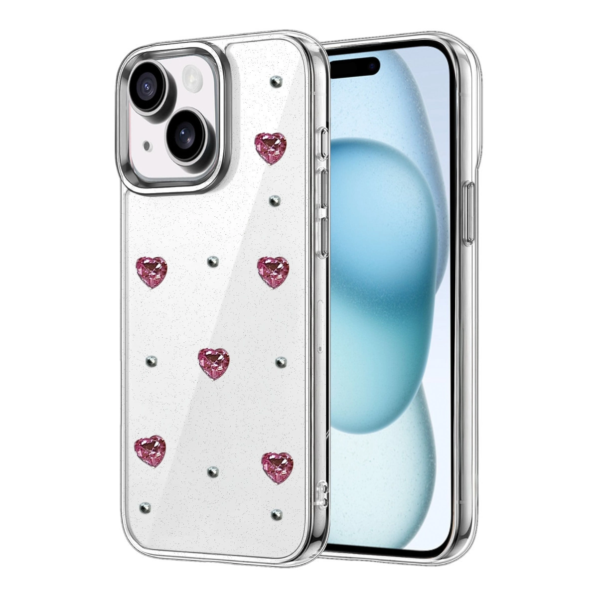 İphone 15 Fiyonk Desenli Kapak - Desen 3