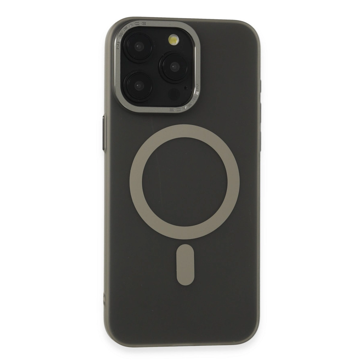 İphone 15 Pro Kılıf Lodos Magneticsafe Mat Kapak - Titan Gri