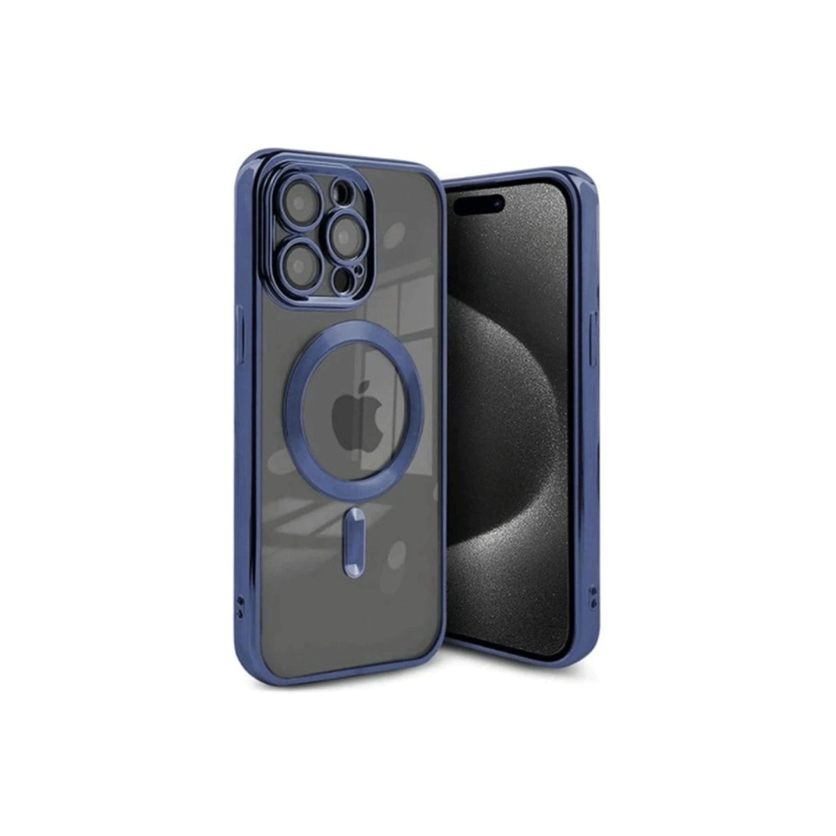 İphone 15 Pro Max Kılıf Kross Magneticsafe Kapak - Lacivert