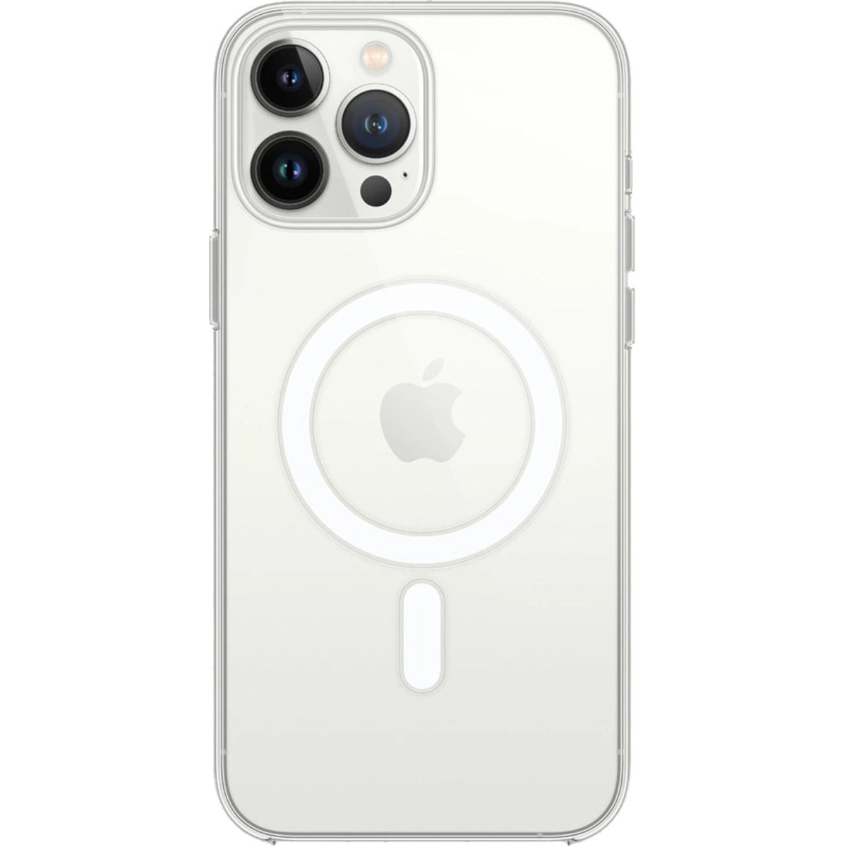 İphone 15 Pro Max Kılıf Magneticsafe Şeffaf Silikon - Şeffaf