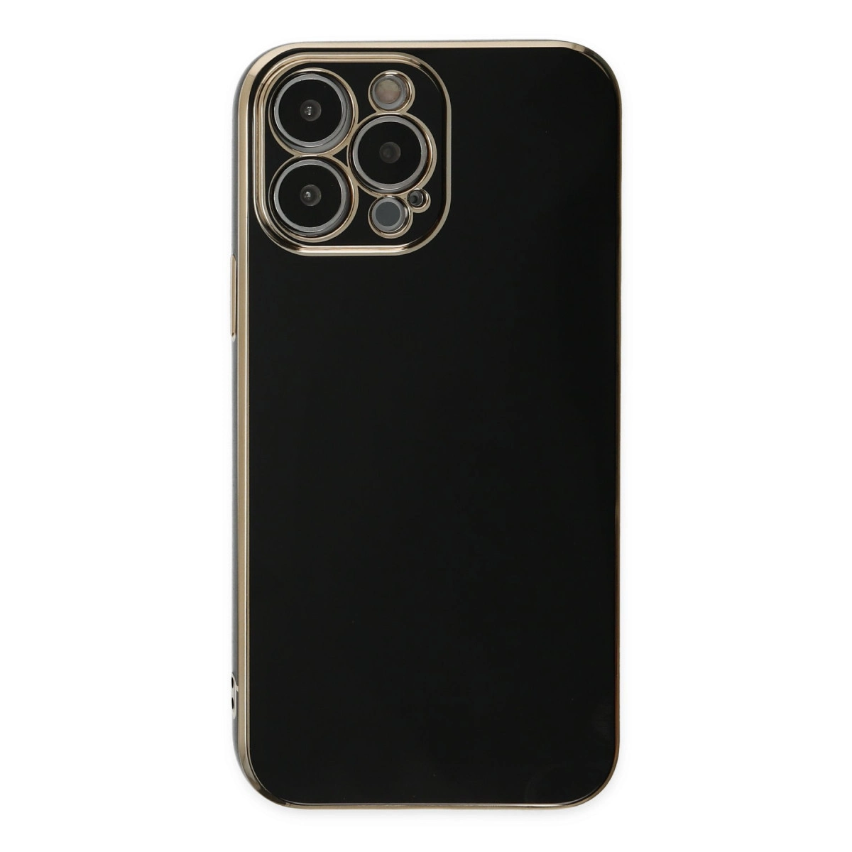İphone 15 Pro Max Kılıf Volet Silikon - Siyah