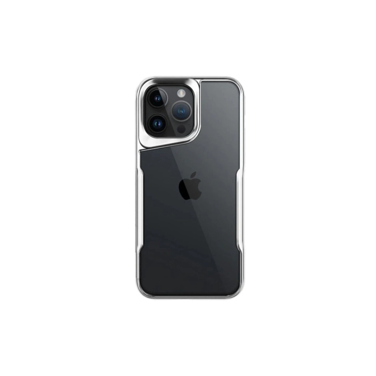 İphone 16 Pro Kılıf Boyi Silikon Kapak - Gümüş