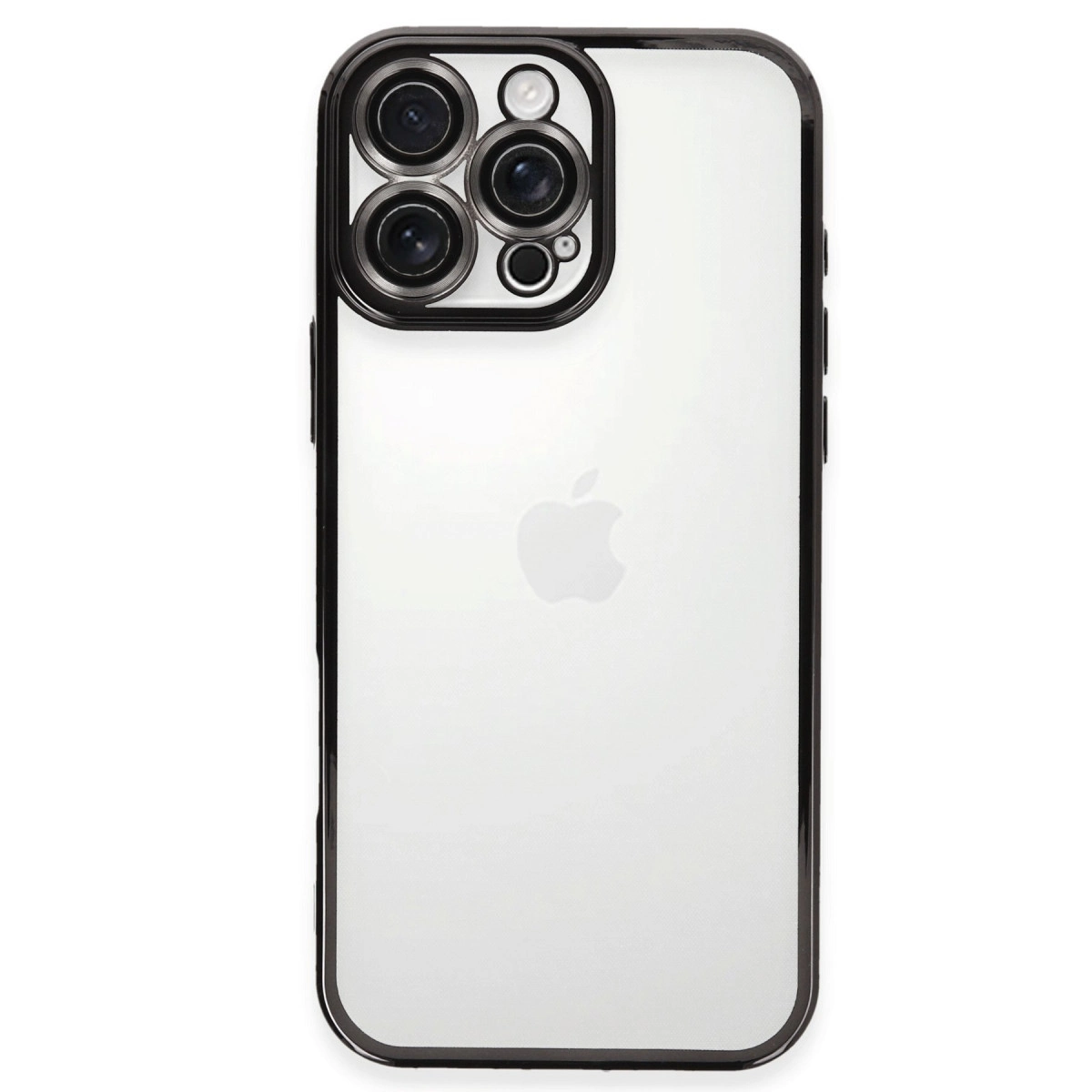 İphone 16 Pro Kılıf Razer Lensli Silikon - Siyah