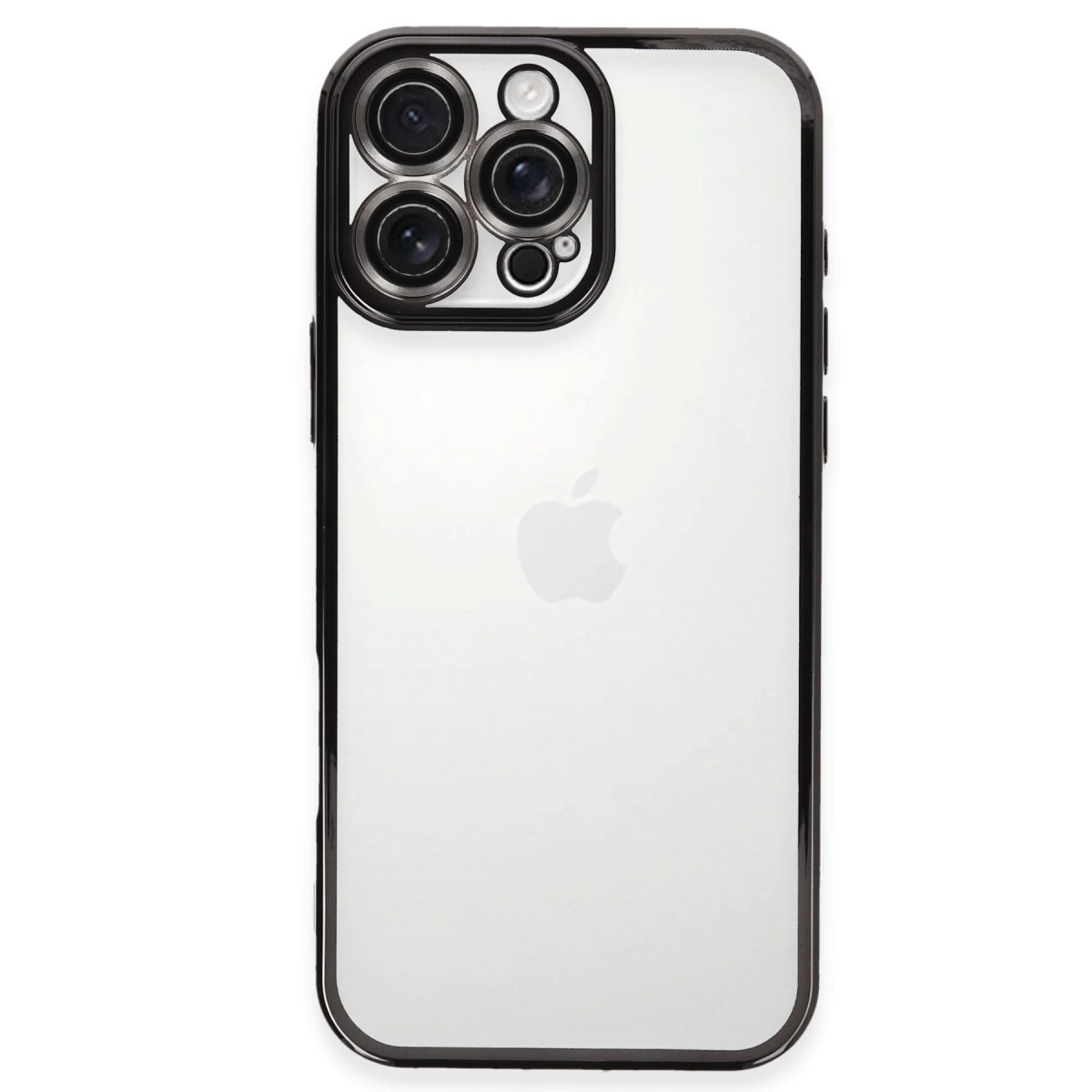 İphone 16 Pro Kılıf Razer Lensli Silikon - Siyah
