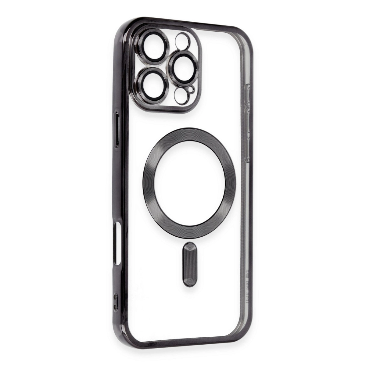 İphone 16 Pro Max Kılıf Kross Magneticsafe Kapak - Siyah