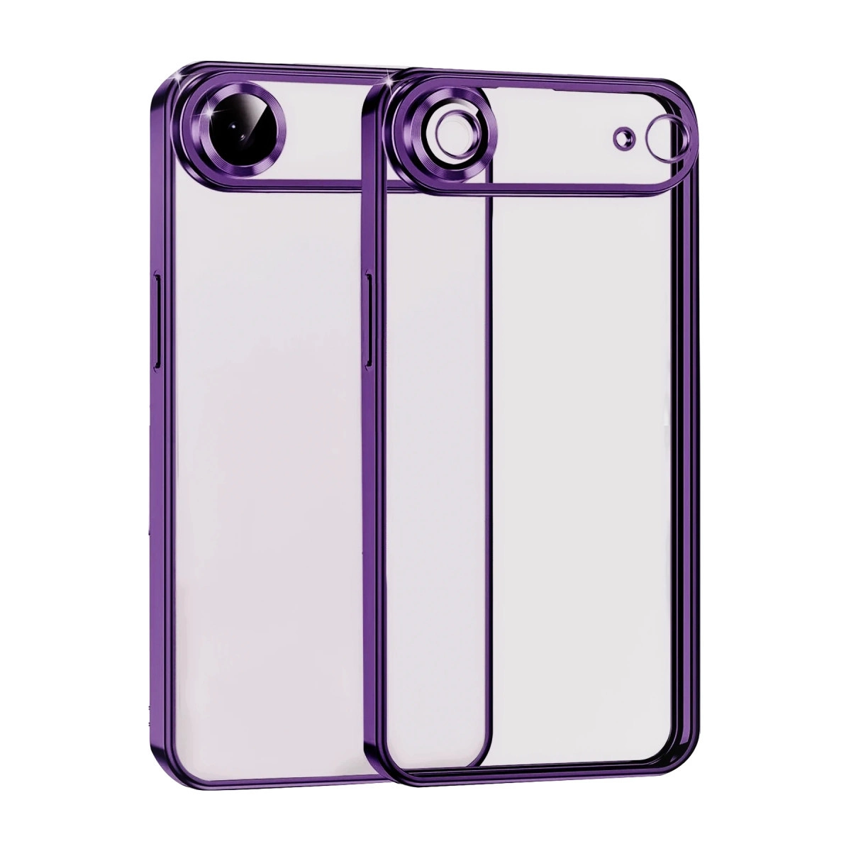 İphone 17 Air Razer Lensli Silikon - Açık Mor