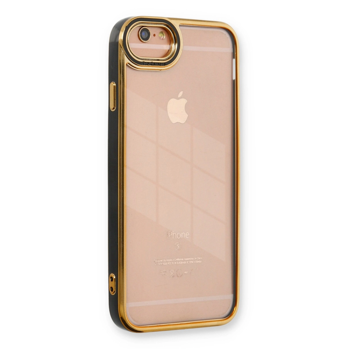İphone 6 Kılıf Liva Lens Silikon - Siyah