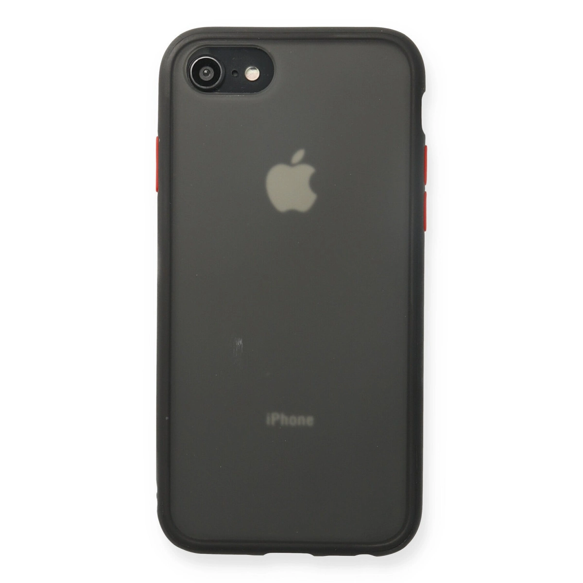 İphone 7 Kılıf Montreal Silikon Kapak - Siyah