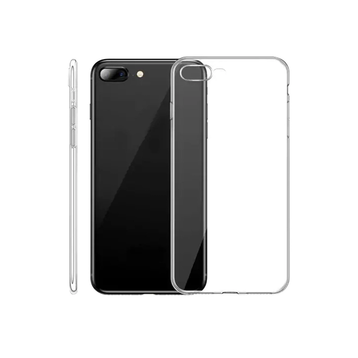 İphone 8 Plus Kılıf Lüx Şeffaf Silikon