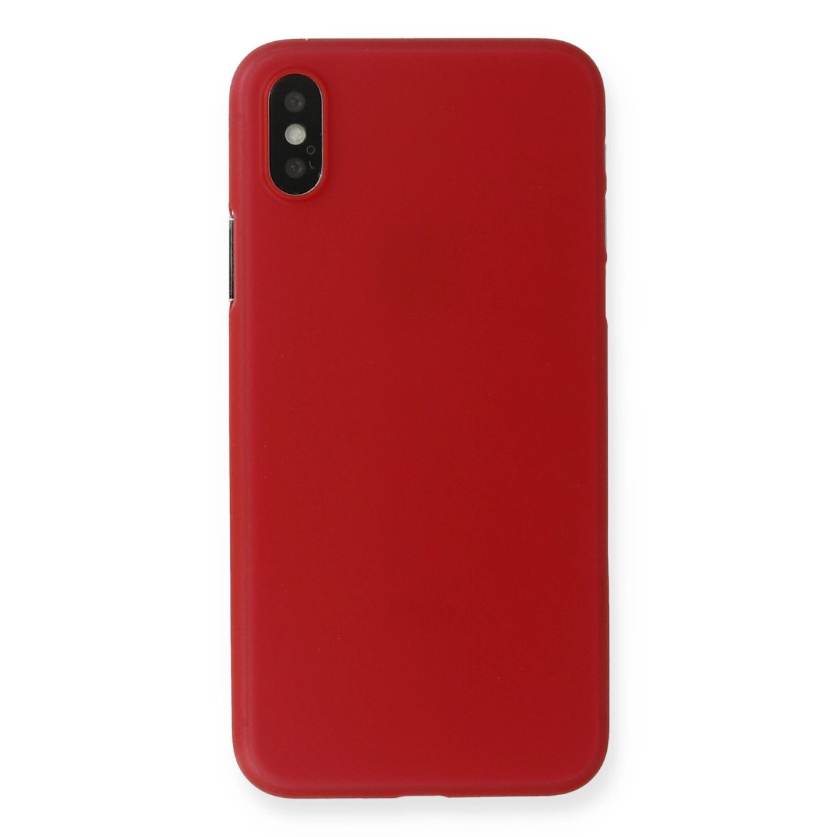 İphone X Kılıf Pp Ultra İnce Kapak - Kırmızı