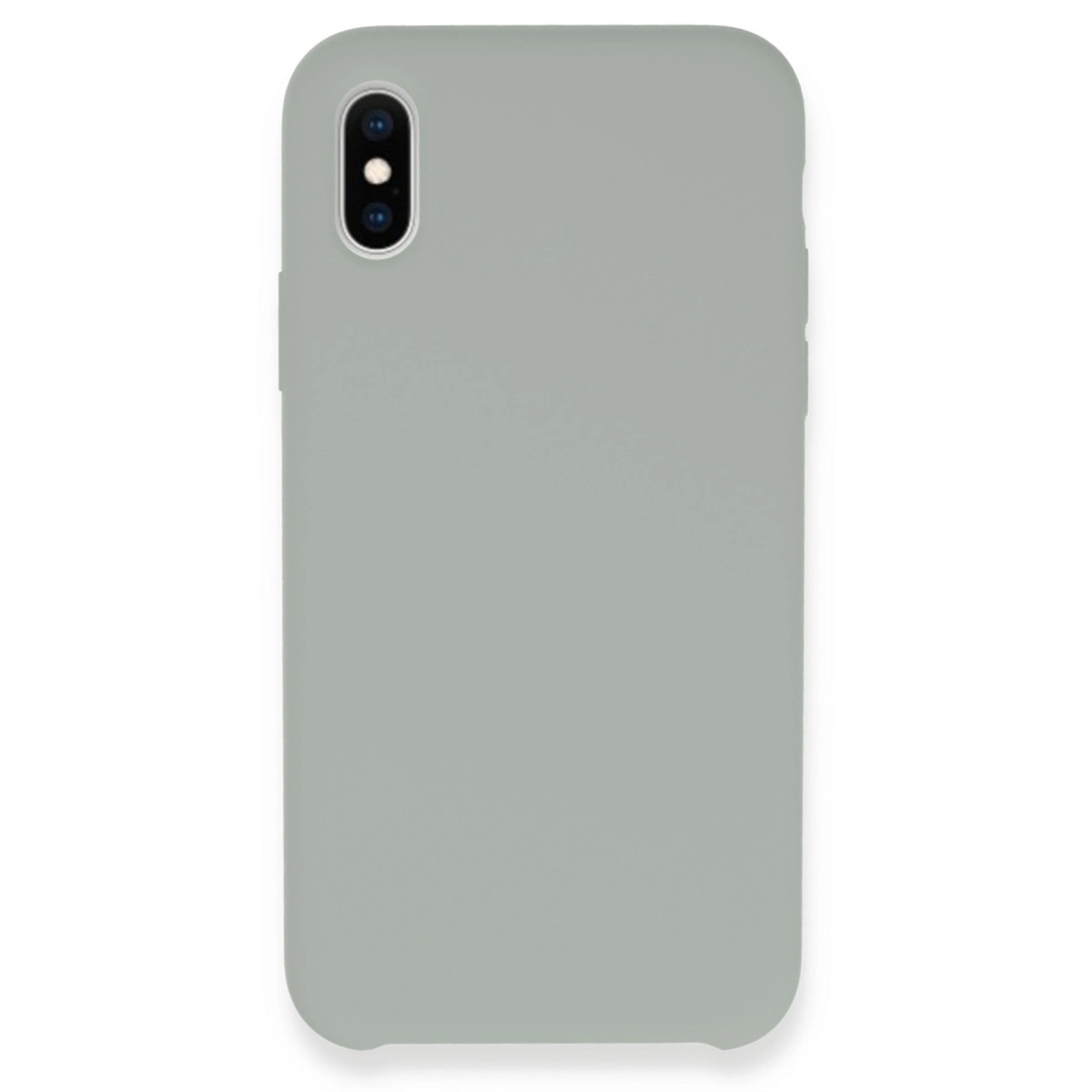 İphone Xs Max Kılıf Lansman Legant Silikon - Açık Gri