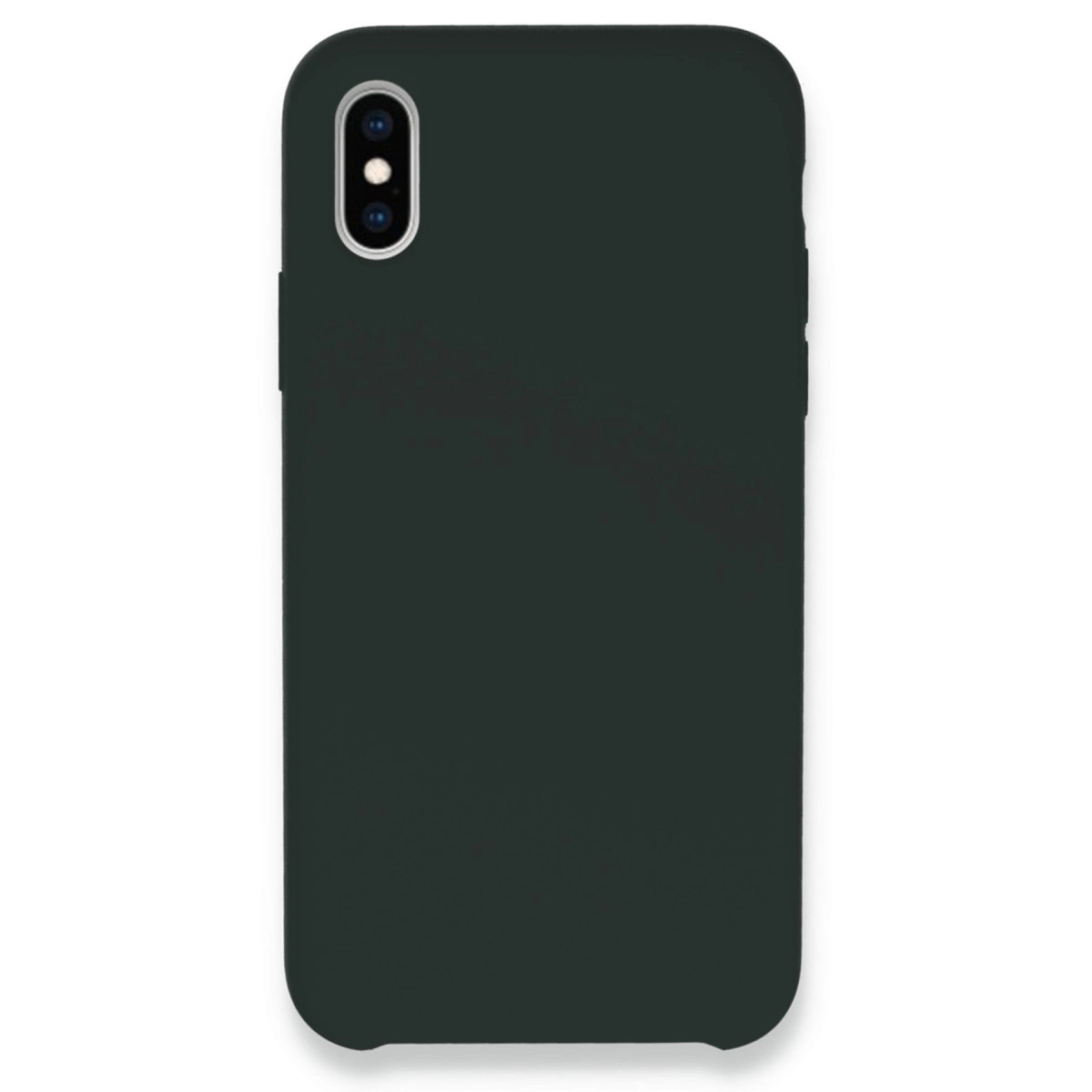 İphone Xs Max Kılıf Lansman Legant Silikon - Koyu Yeşil