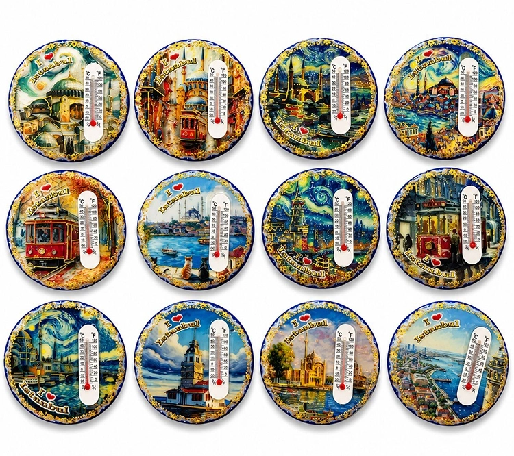 İstanbul Temalı Buzdolapı Süsü Magnet
