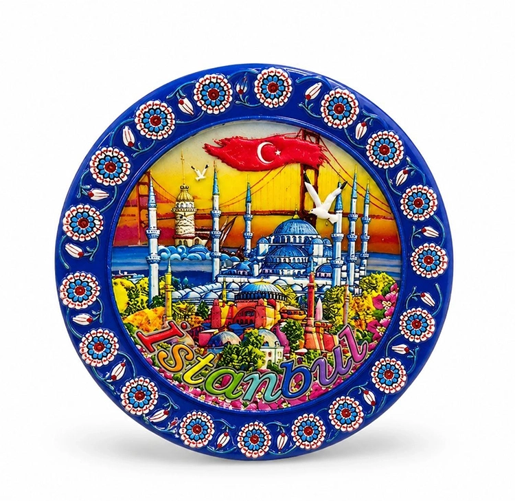 İstanbul Temalı Seramik Magnet