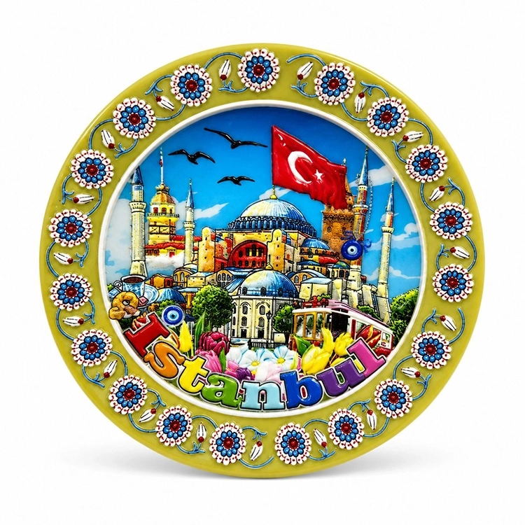 İstanbul Temalı Seramik Magnet