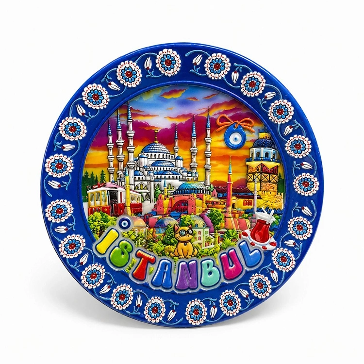 İstanbul Temalı Seramik Magnet