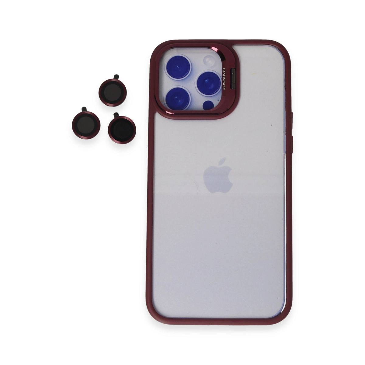 Joko  İphone 14 Pro Kılıf Roblox Lens Standlı Kapak - Bordo