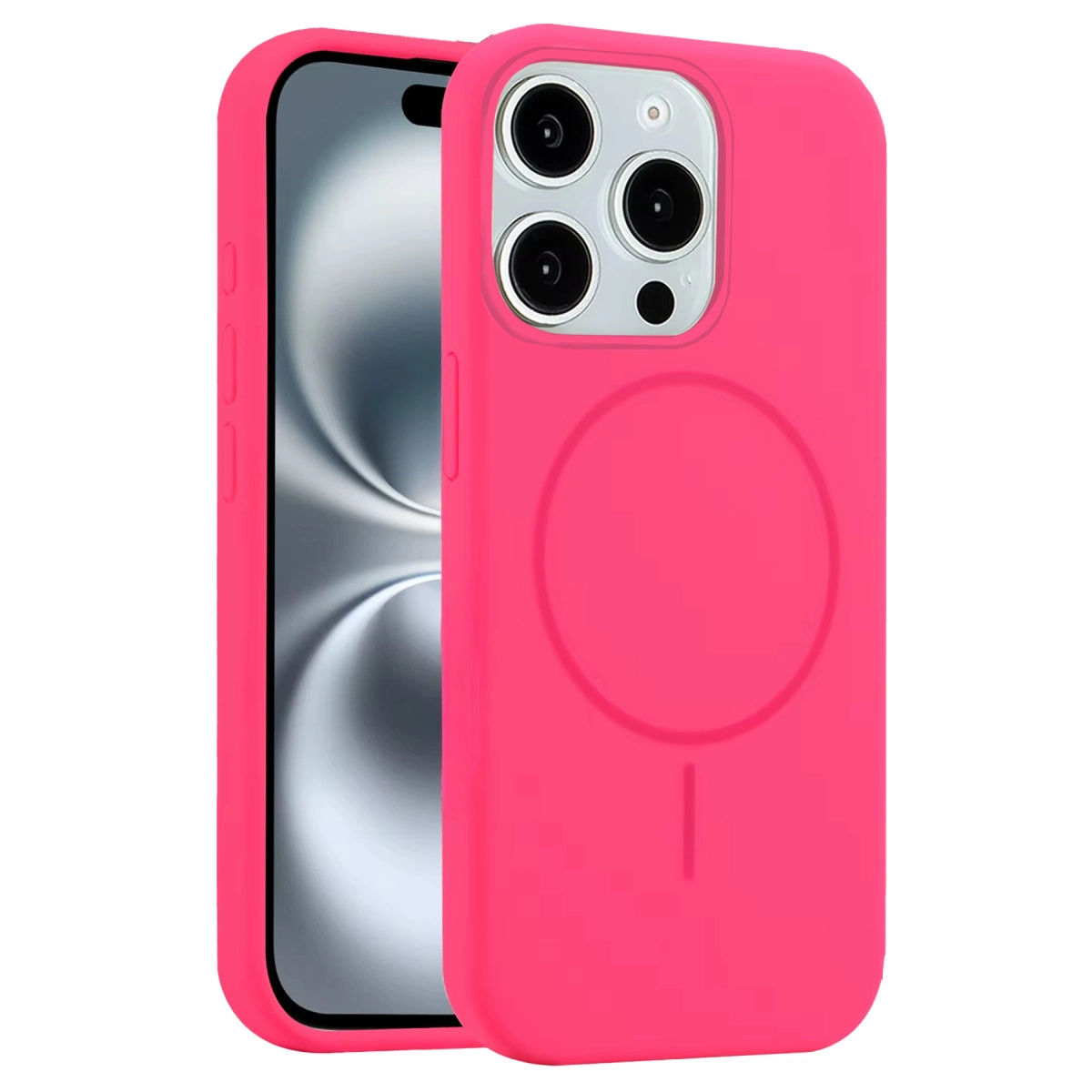 Joko  İphone 15 Pro Max Kılıf Jully Magsafe Kapak - Pembe