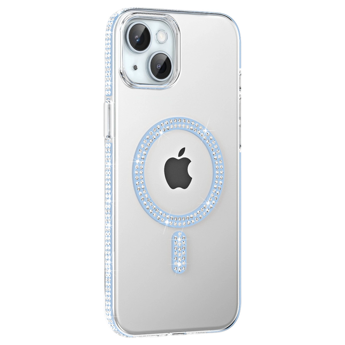 Joko  İphone 14 Move Taşlı Magsafe Kapak - Mavi
