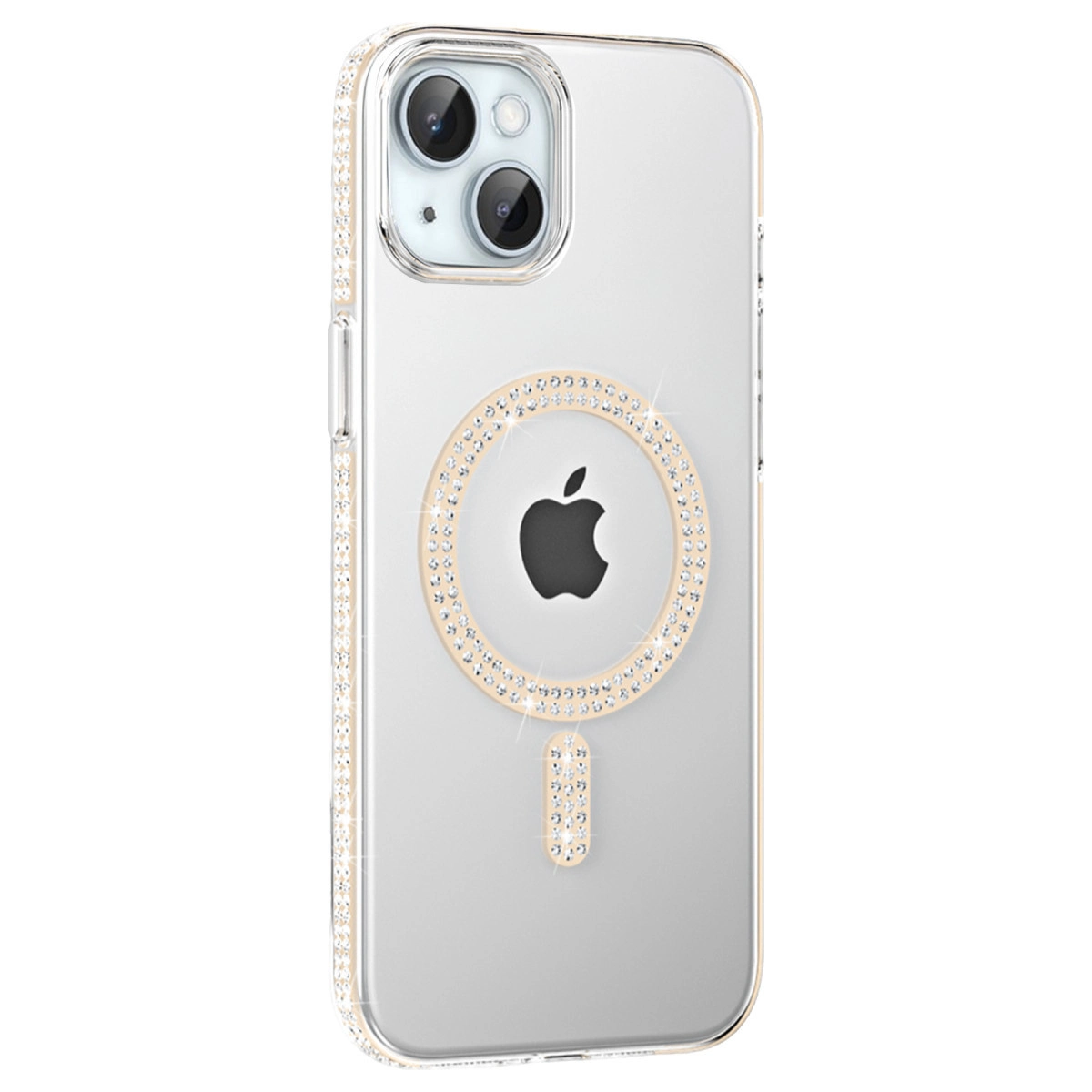 Joko  İphone 14 Move Taşlı Magsafe Kapak - Pembe