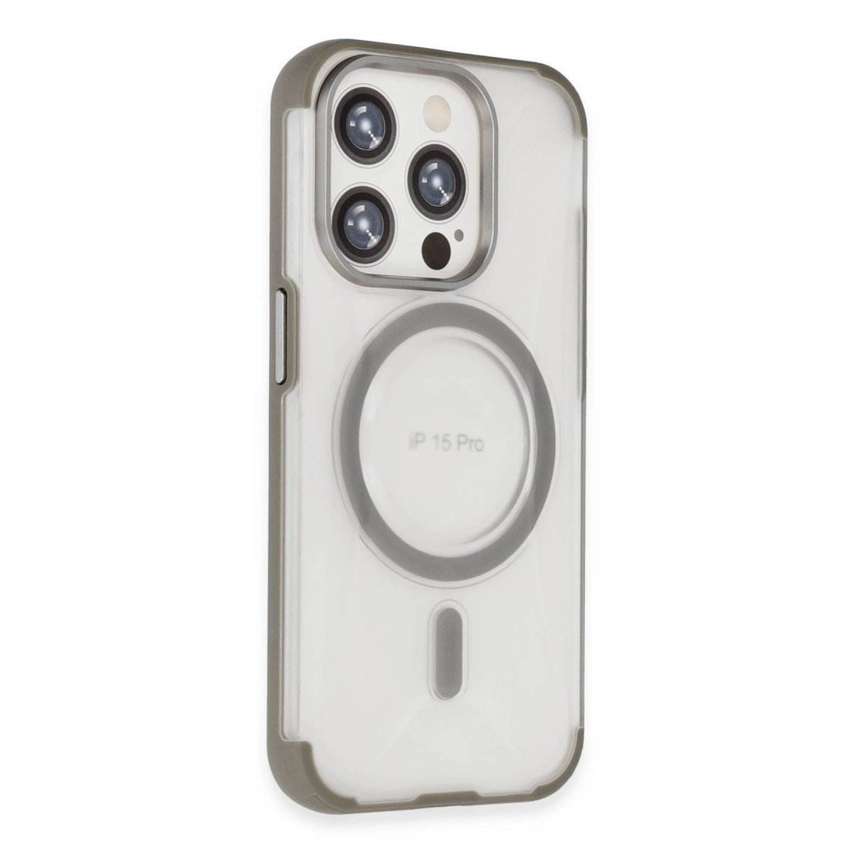 Joko  İphone 15 Pro Max Hilton Magsafe Kapak - Titan Gri