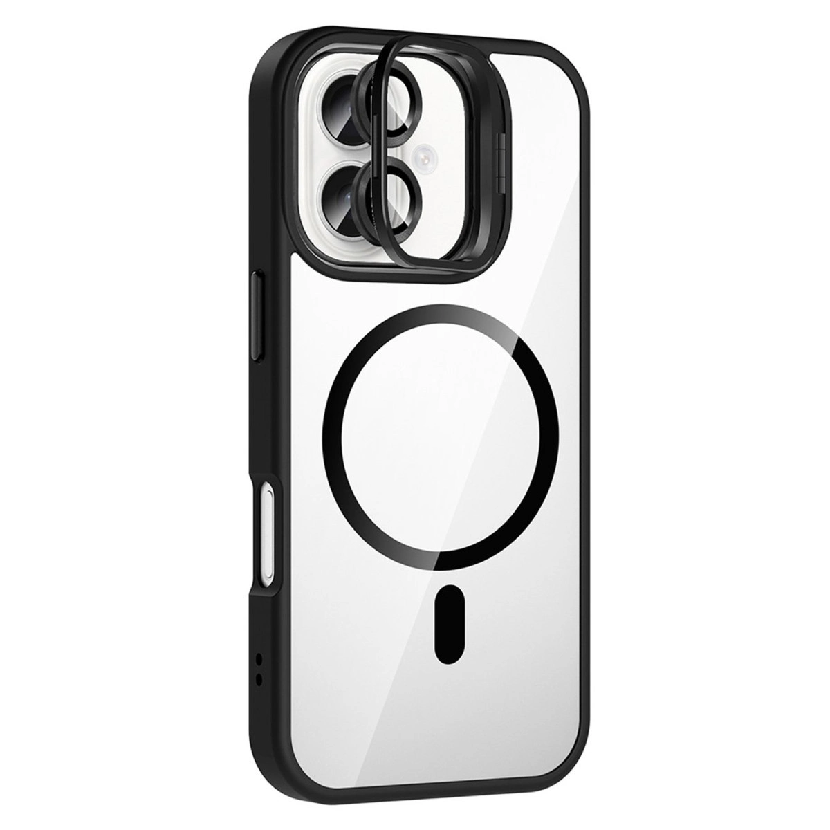Joko  İphone 16 Plus Remim Lensli Magsafe Standlı Kapak - Siyah