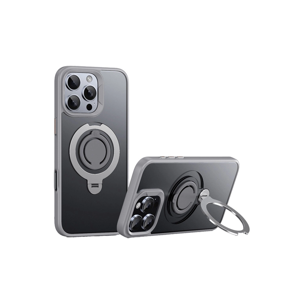 Joko  İphone 16 Pro Avatar 360 Dönen Magsafe Kapak - Titan Gri