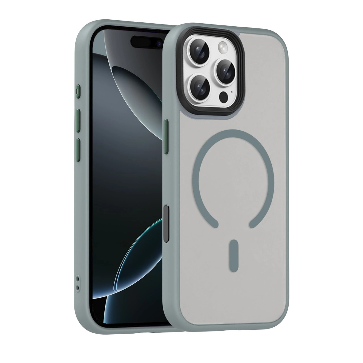 Joko  İphone 16 Pro Max Megane Magsafe Kapak - Titan Gri