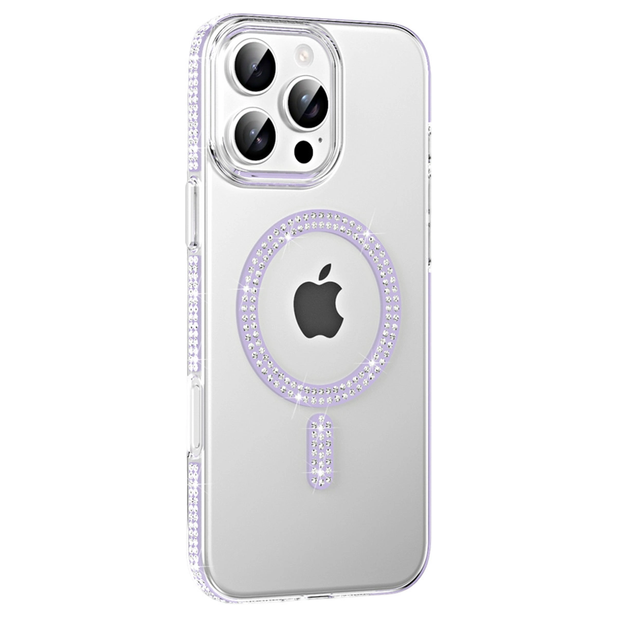 Joko  İphone 16 Pro Max Move Taşlı Magsafe Kapak - Lila