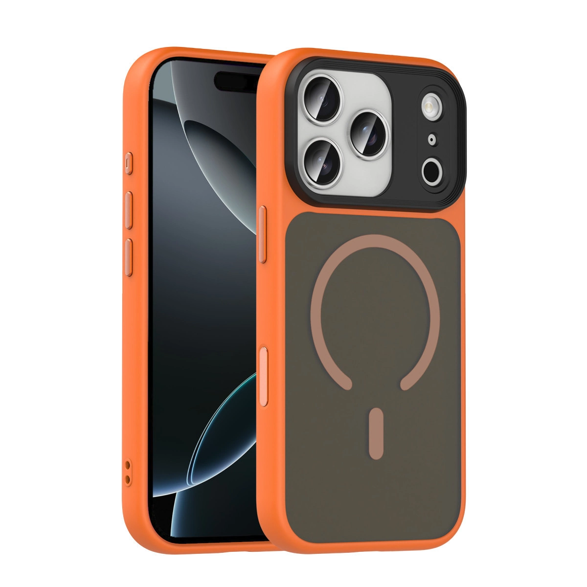 Joko  İphone 17 Pro Max Megane Magsafe Kapak - Turuncu