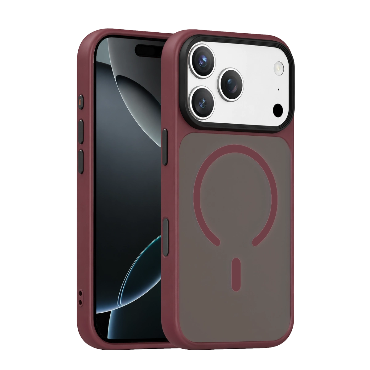 Joko  İphone 18 Pro Max Megane Magsafe Kapak - Bordo