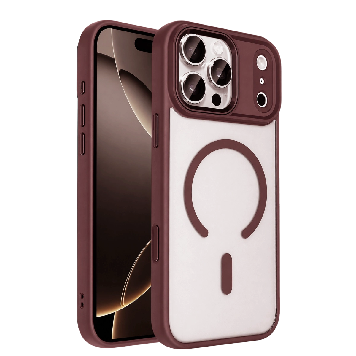 Joko  İphone 18 Pro Terea Magsafe Kapak - Bordo