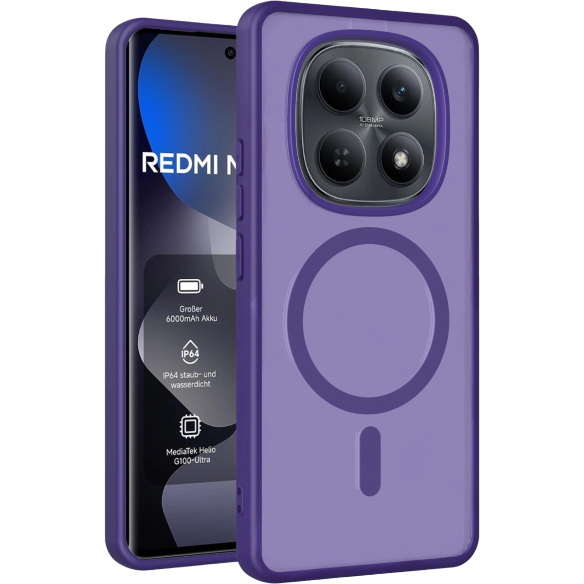 Joko Xiaomi Redmi Note 15 4g Jota Magsafe Kapak - Derin Mor