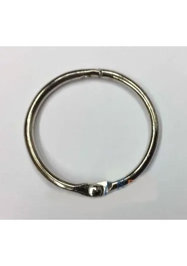 Kilitli Yuvarlak Halka, 2cm - 100 Adet