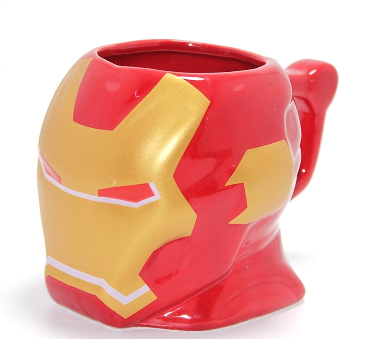 Marvel Iron Man 3d Kabartmalı Kask Tasarımlı Kupa Bardak