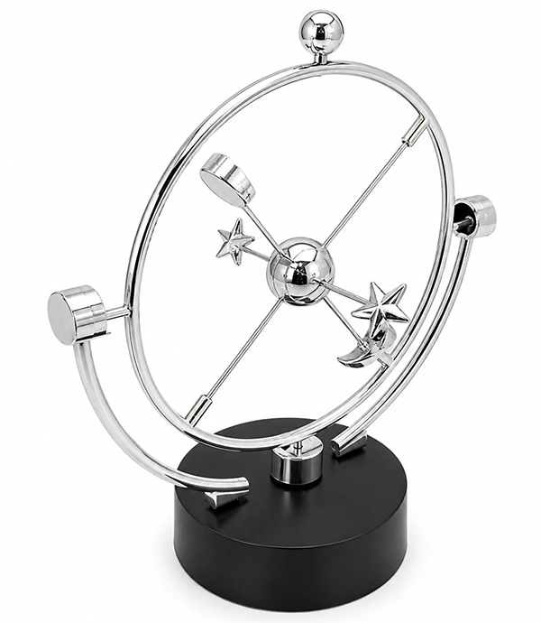 Masa Üstü Kinetik Denge Dekoru Hareketli Metal Obje