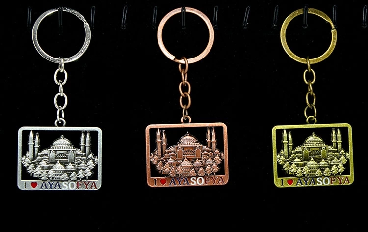 Metal Ayasofya Anahtarlık