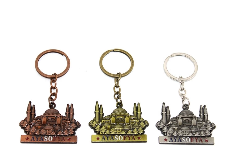 Metal Ayasofya Anahtarlık