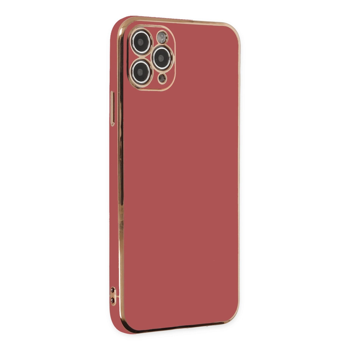 Newface Apple İphone 11 Pro Max Kılıf Volet Silikon - Kırmızı
