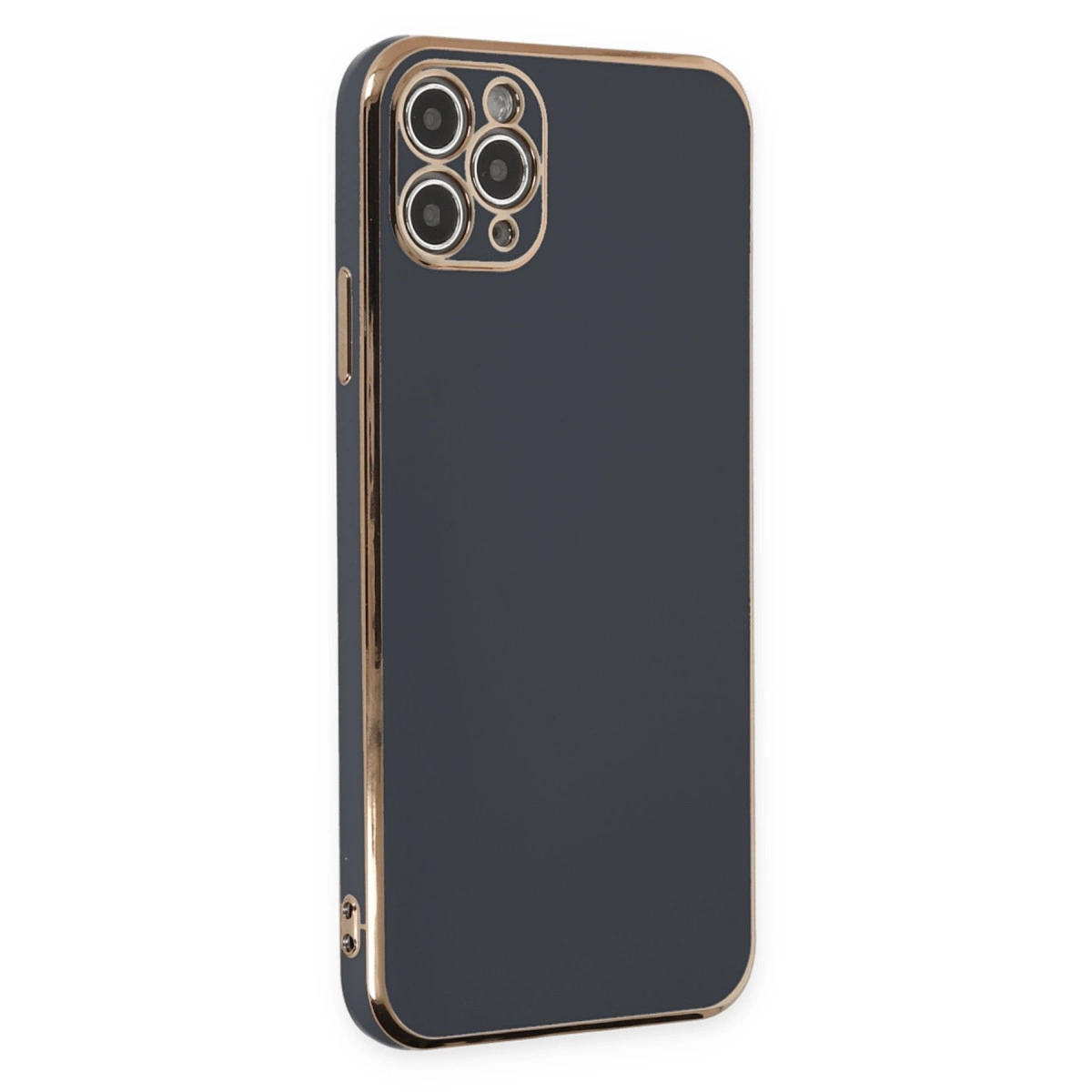 Newface Apple İphone 11 Pro Max Kılıf Volet Silikon - Siyah