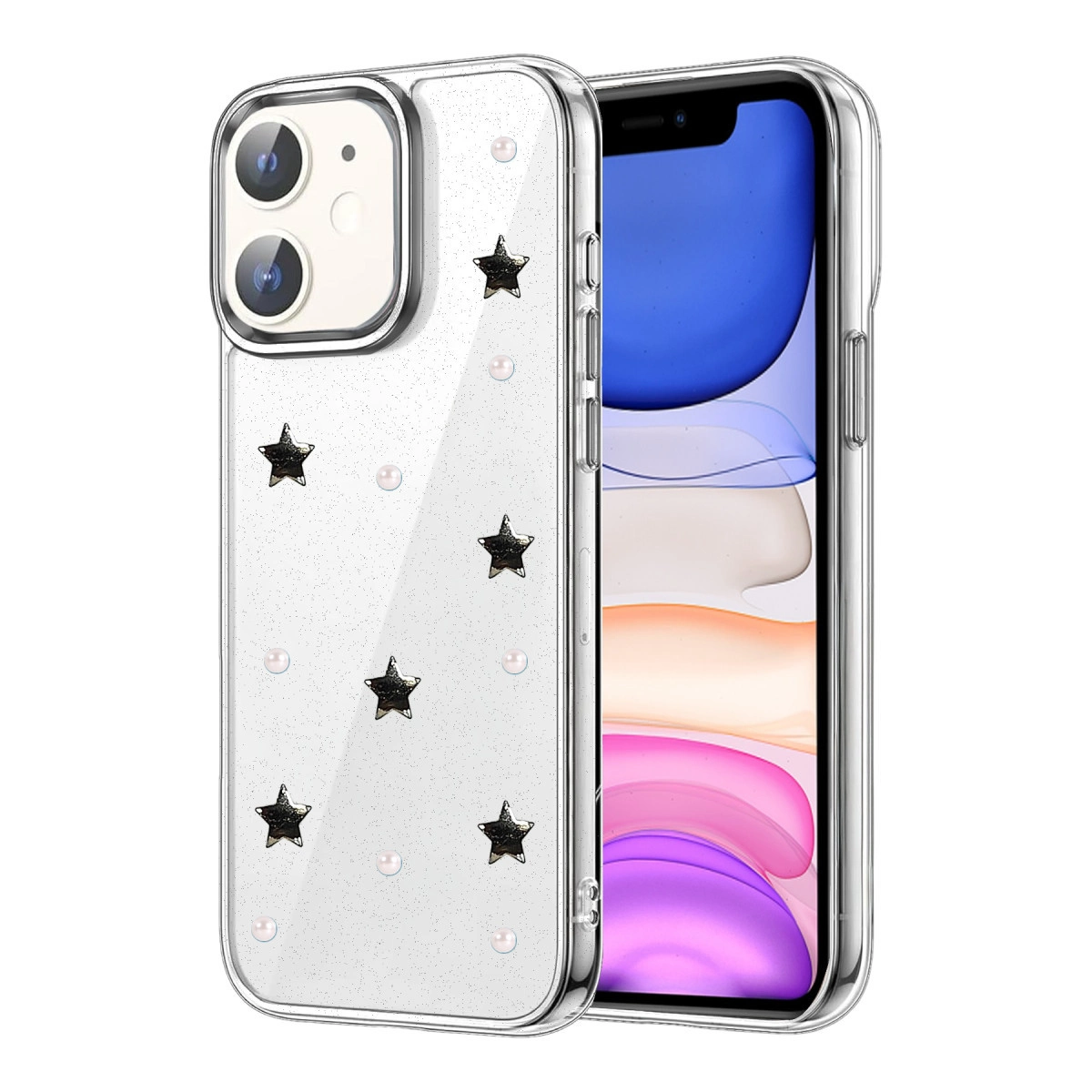İphone 12 Fiyonk Desenli Kapak - Desen 7