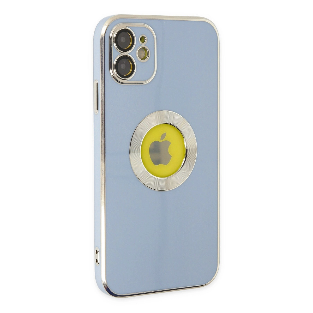 Newface Apple İphone 12 Kılıf Store Silikon - Sierra Blue