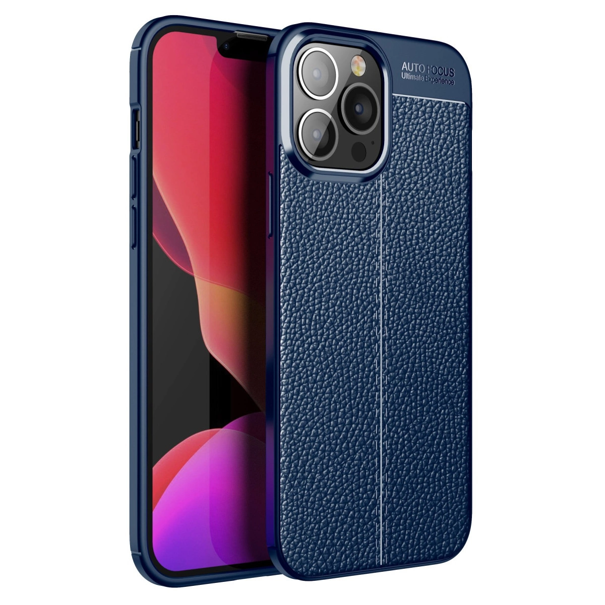 İphone 15 Pro Kılıf Auto Focus Kapak - Lacivert